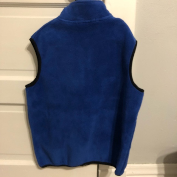 5/$25🔅Port Authority Boys 10/12 Blue Fleece Vest - Picture 2 of 4